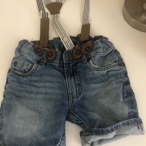 L.O.G.G suspender shorts